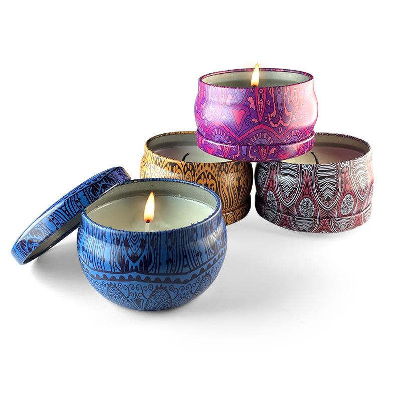 Natural Soybean Wax Candle Plant Essential Oil Aromatherapy Hot Product Without Holiday Souvenirs