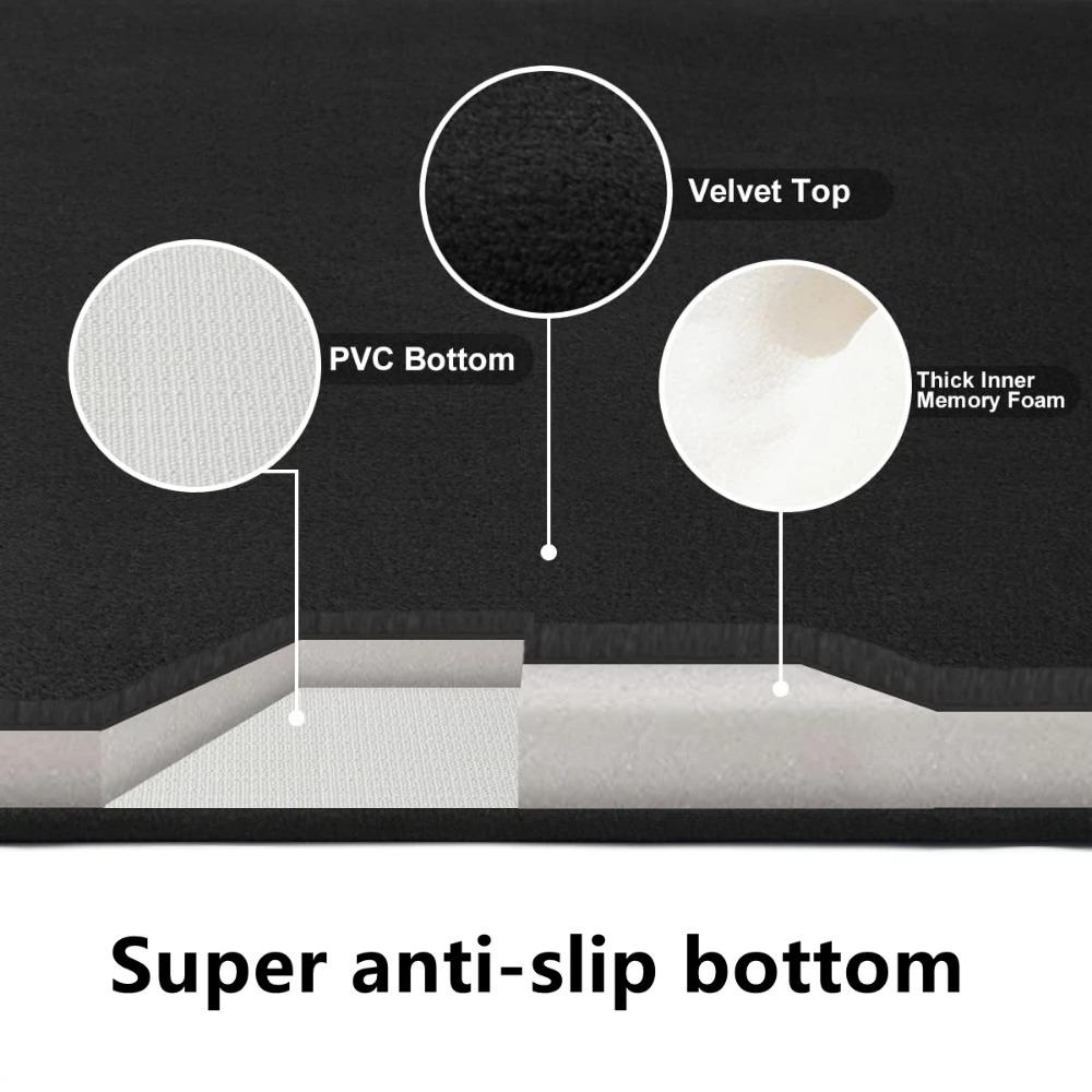 Badematte Memory Foam Badeteppich Weich Rutschfest Schnelltrocknend Badematte Saugfähig Maschinenwaschbar Duschteppich Für Zuhause Heimdekoration