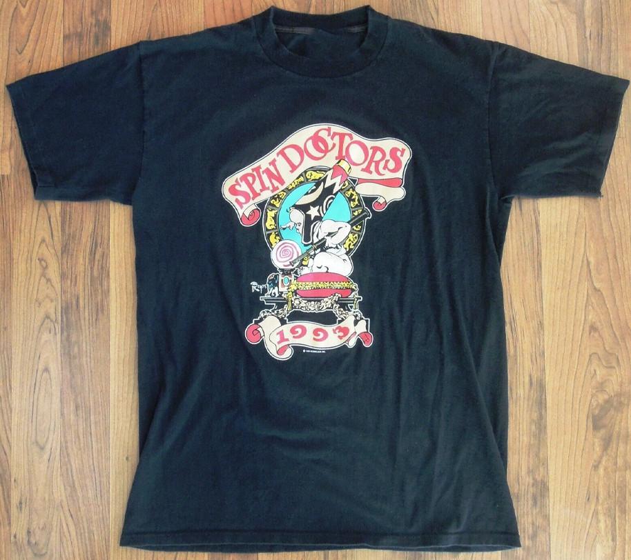 

VTG 1992 SPIN DOCTORS BLACK CONCERT Black All Size Unisex T-Shirt HH108 Unisex T-Shirt S