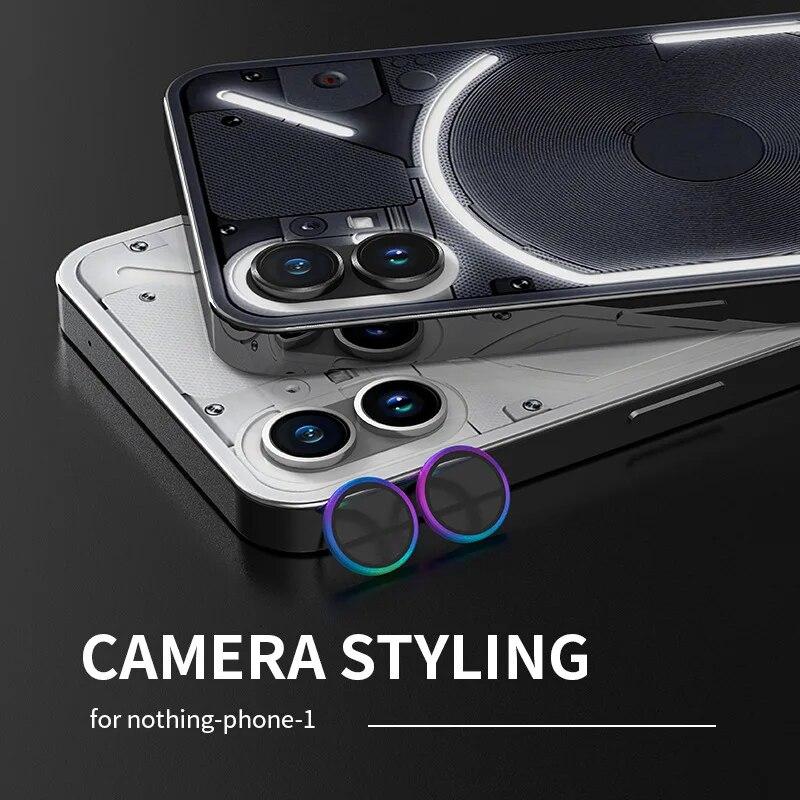 Rear Camera Lens Cover for Nothing Phone 1 Back Aluminum Alloy Metal Camera Protector for Nothing Phone1 Lens Ring Film