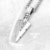 Retro Viking Spear Arrowhead Kunai Primal Necklaces for Men Rock Punk Stainless Steel Tribal Pendants Jewelry New In Necklace