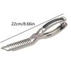 BBQ Rib Skinner Tool Stainless Steel Rib Membrane Remover with Comfort Ergonomic Handle for Outdoor Grilling