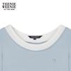 Teenie Weenie Women's Bear Letter Long Sleeve T-shirt