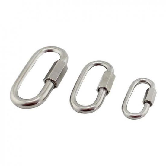 316 Stainless Steel Quick Link Chain Connector for Yachts and Diving Activities