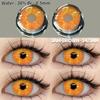 Eyeshare 2 stücke Geist Gelb Auge Farbige Kontaktlinsen Vampire Für Halloween Jährliche Cosplay Kontaktlinsen