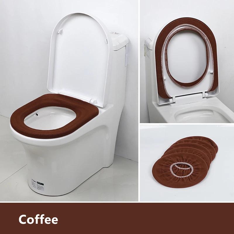 Warme Weiche Waschbare WC-Sitzbezugmatte für Heimdeko Closestool-Matte Sitzbezug WC-Deckelbezug Zubehör WC-Sitze Teil