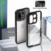 Per Custodia OnePlus 15 Per OnePlus 15 Cover Paraurti Lusso Trasparente PC + TPU Silicone Antiurto Protettiva Copri Telefono Per OnePlus 15