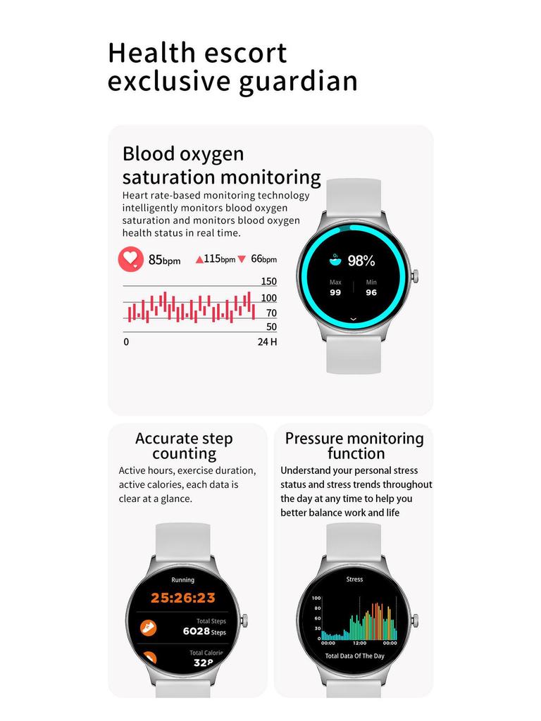 V89 Ultra-thin AMOLED Waterproof Smartwatch with Bluetooth Call and Sport Features