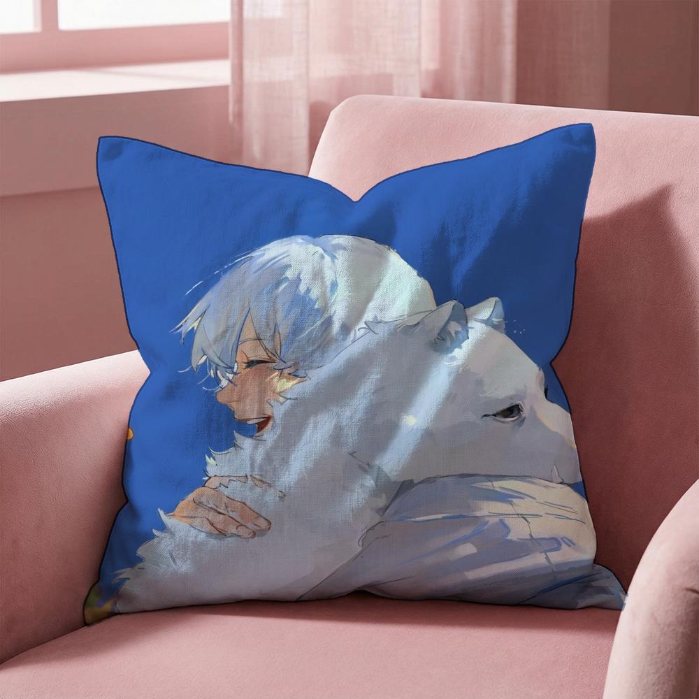 Anime To Your E-Eternity Cushion Cover Multi-Scene Pillow Cover for Home & Car - Reversible, Soft & Durable for Daily Use