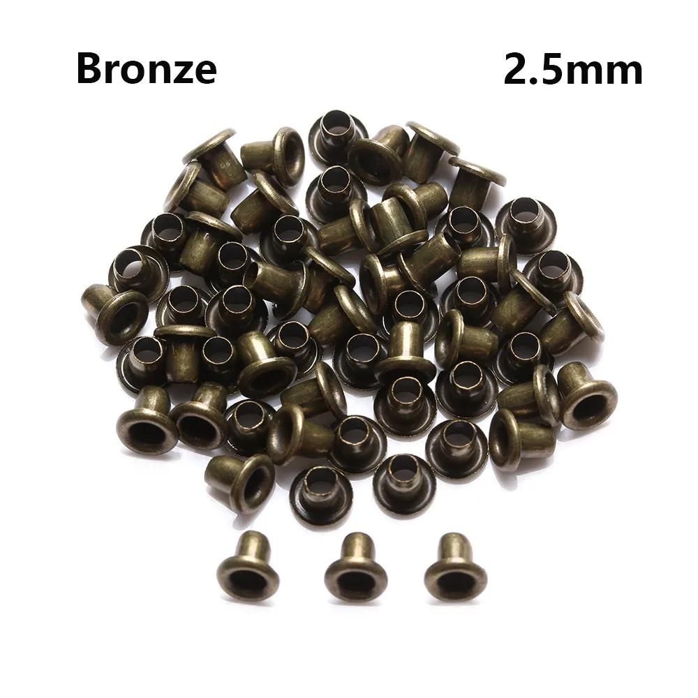 50pcs Metal Ultra-small Buckle 1.5/2.0/2.5mm Mini Eyelet Buttons Snap DIY Doll Belt Buckles Bag Shoes Clothes Sewing Accessories