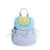 Summer dopamine contrasting color double shoulder back women's bag lightweight household cartoon girl backpack cute schoolbag