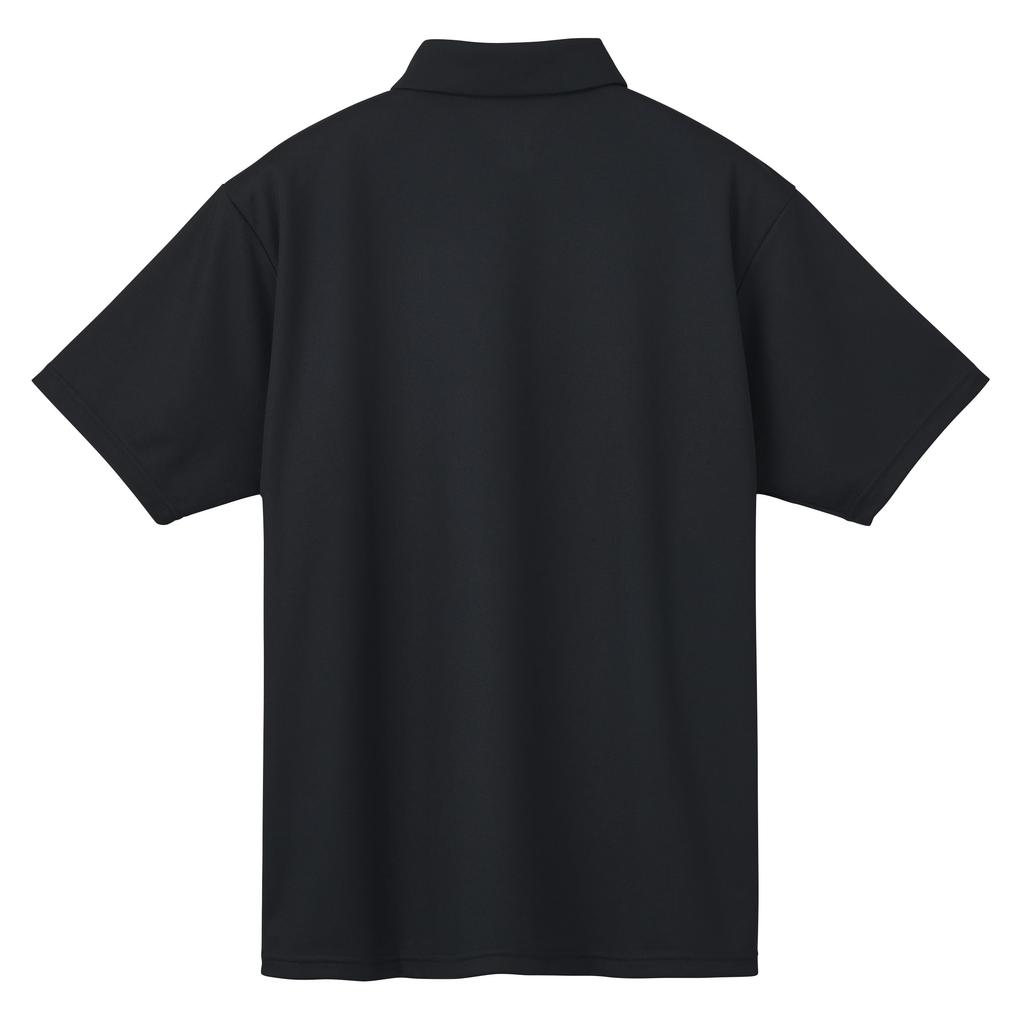 25 Year Model Descente Short Sleeve Sweat Absorbent Quick Drying Pique Fabric Training Running Walking BK00 L [Move Sports] Men's