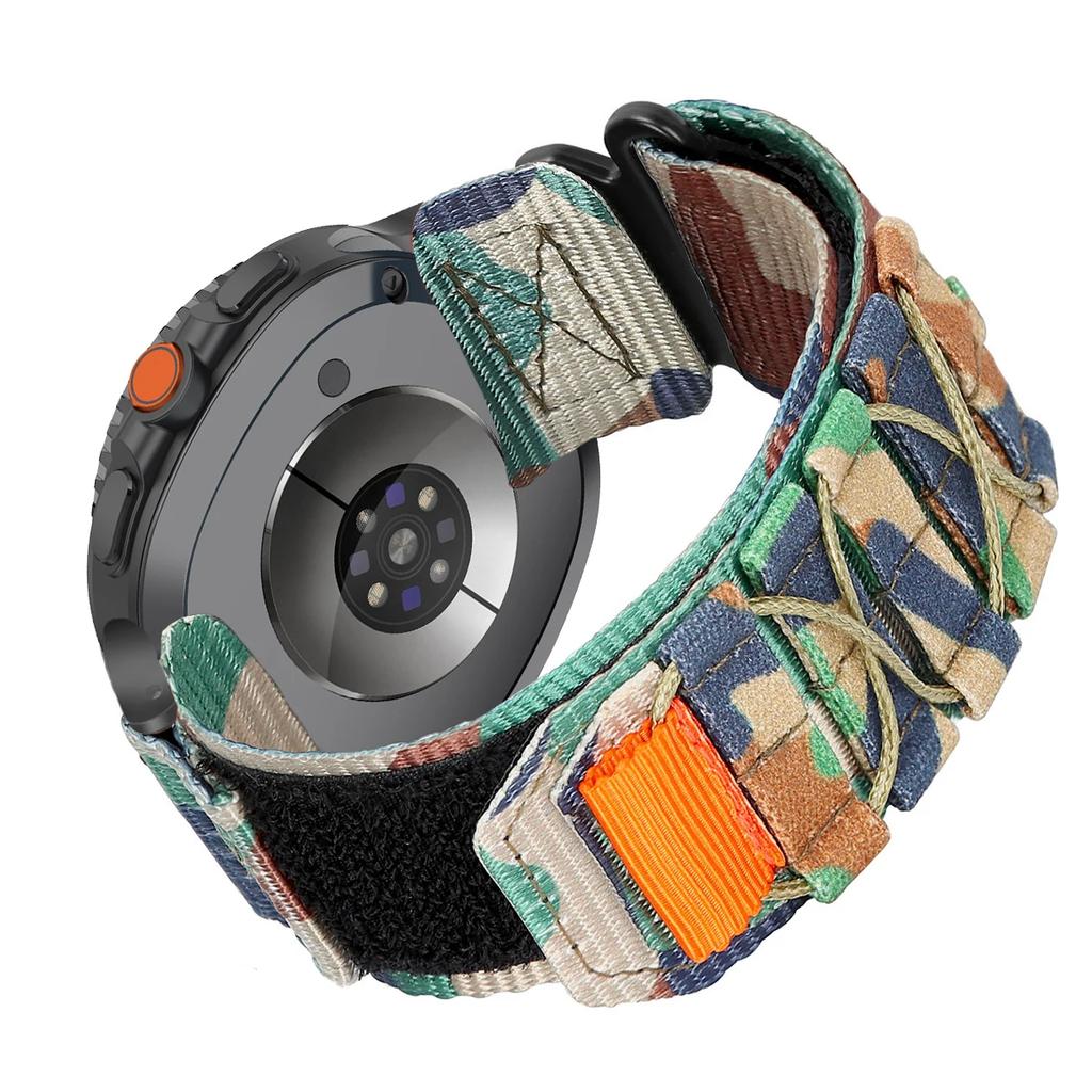 Nylon Travel Loop Band for Samsung Galaxy Watch 8 Ultra 2 Correa Sports Wrist Bracelet for Samsung Galaxy Ultra 47mm Accessories