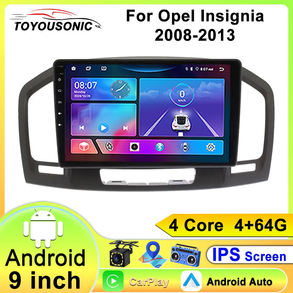 Toyousonic Car Video Player for Opel Insignia 2008-2013 GPS Navigation Built-in Dsp Carplay Autoradio Android Head Unit