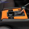 Oberes Wildleder-Zierleisten-Aufkleber LHD RHD für Mazda 3 Axela 2024 2025 Auto Mittelkonsole Schalthebel-Panel