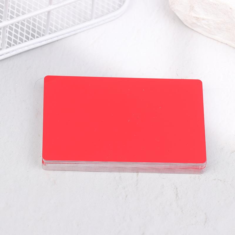 50Pcs Laser Engraving Blanks Aluminum Sheet Laser Engraving Business Card Multipurpose Diy Gift Cards