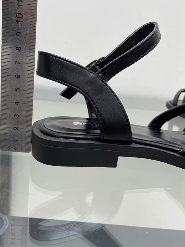 Moda Moda Zapatos de Mujer 2025 Sandalias de Playa Cruzadas Versátiles Tacones de Verano Lujo Confort Planas Niñas Gladiador Nuevos Escándalos Casual Rom