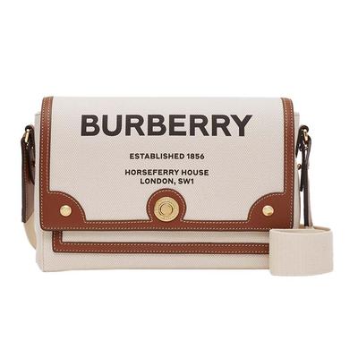 Burberry Bemærk Justerbar Skulderrem Horseferry Print Kalveskindsdetaljer Skuldertaske til Kvinder 80302491