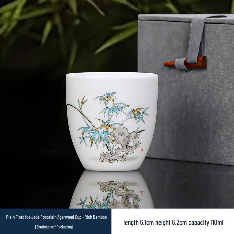 

Mutton-Fat Jade White Porcelain Master Tea Cup