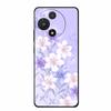 For TCL 605 Case Fashion Flower Protective Black Silicone Soft TPU Back Cover Case For TCL 60 5G 60 SE Case 60SE Coque Funda Bag