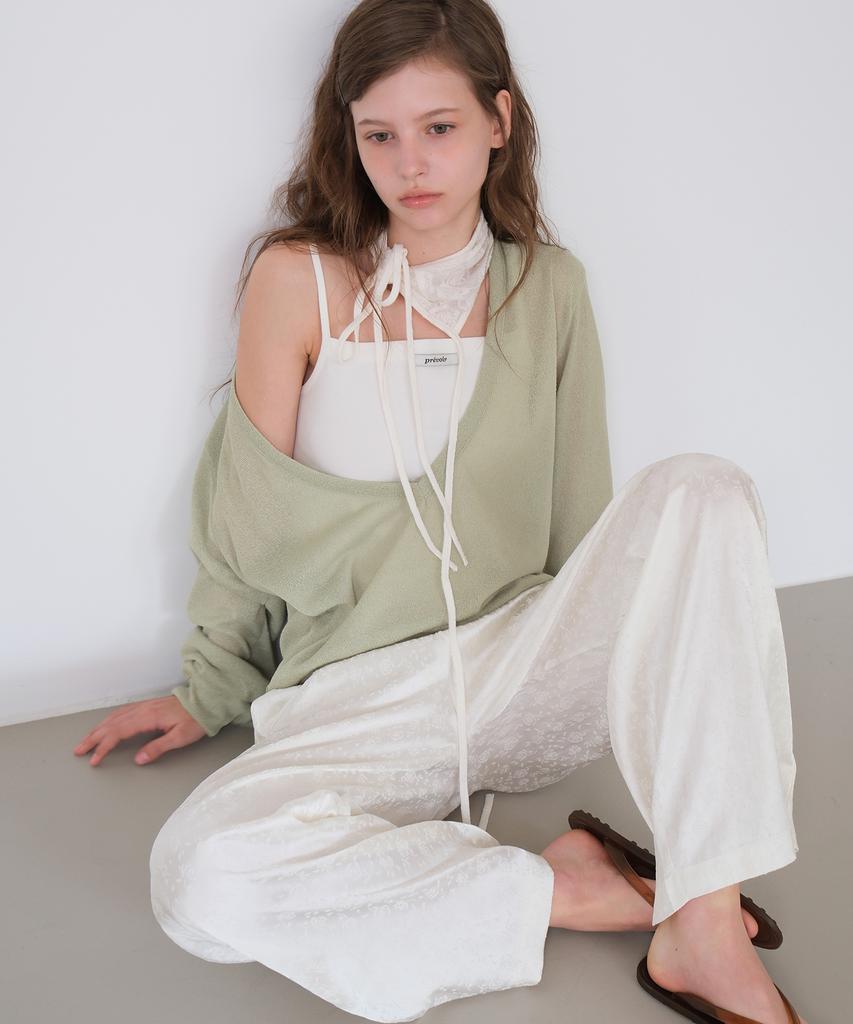 Prebois Floral Satin Pants