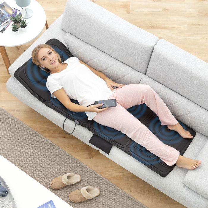 Tapis de massage à vibration - CELLUSTOP - Relax Cushion - Noir - Matelassé - Tous âges