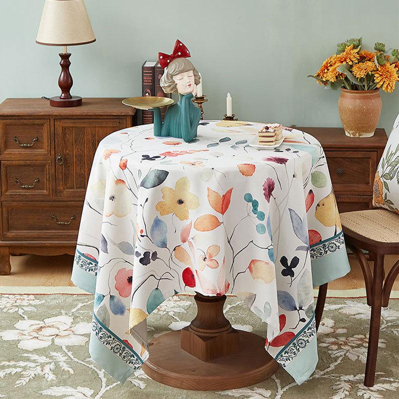 Față de masă premium de lux ușor, îngroșată, imprimată, de uz casnic, impermeabilă și rezistentă la ulei, față de masă pentru măsuță de cafea