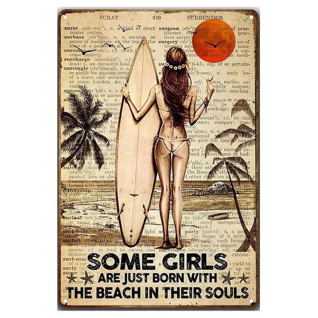 Vintage Metal Tin Signs  Music Keeps My Heart Beating  Retro Art Posters for Home Club Cafe Bar Pub Decor  Inspirational Wall