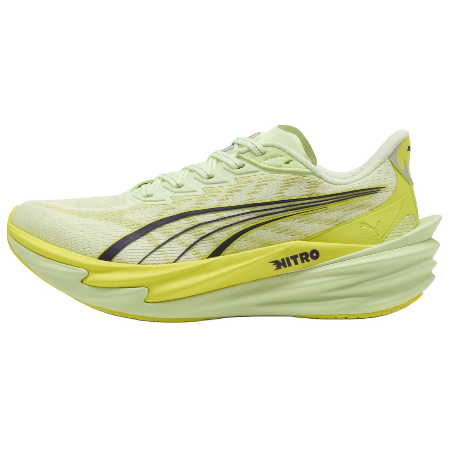 

Puma Deviate Nitro 4 D Comfortable Breathable Lightweight Running Shoes Women sneakers Green 312124-04