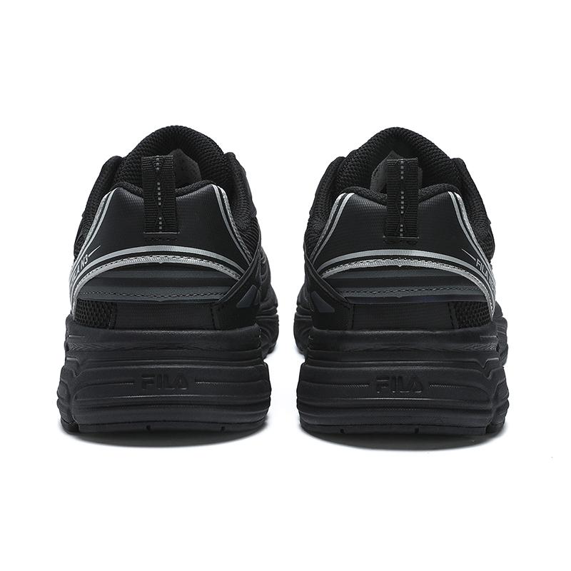 FILA Interun Solid Color Versatile Simple Low-Top Casual Shoes Women sneaker Shadow-Black Gray F12W432112FDB