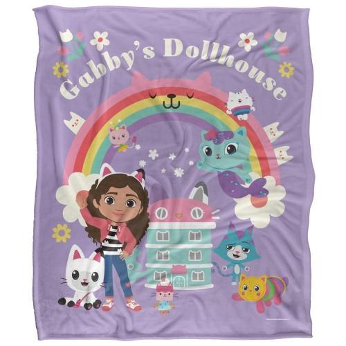 Gabby´s Dollhouse Silky Group Supersoft Blanket