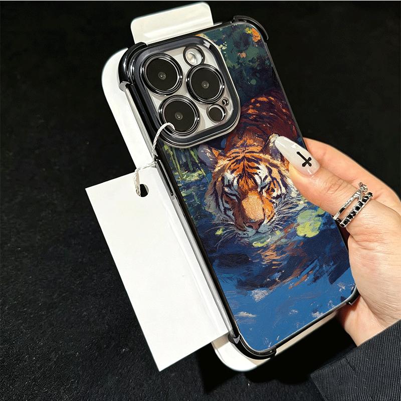 Superior Tiger Pattern Art Soft Phone Case For Xiaomi Poco X7 X8 Pro Max X6 X5 X3 F8 Ultra F7 M8 M7 M5S Redmi 15C 15A 15 14C 13C