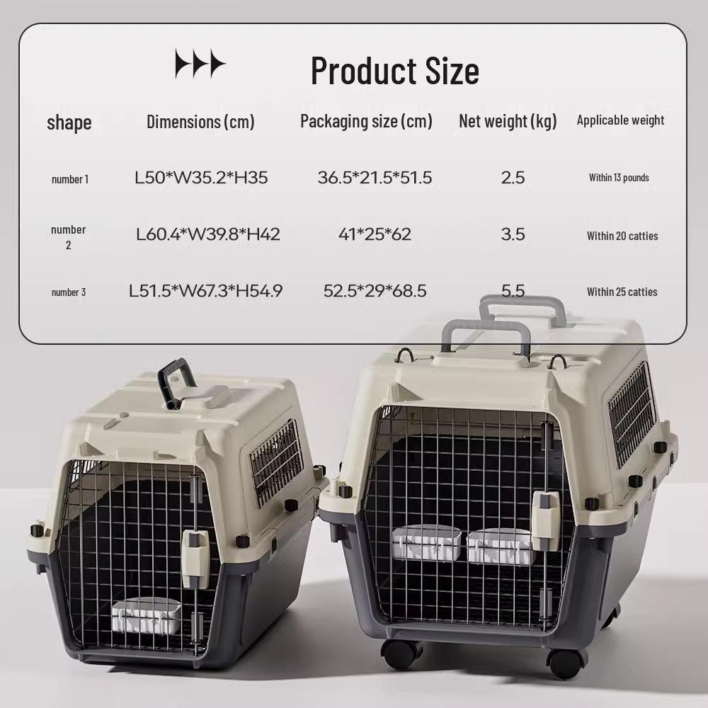 Portable Pet Carrier for Cats and Small Dogs - Airline Approved Travel Box
