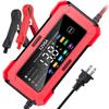 12V6A Car Battery Charger Motorcycle Battery Charger Smart Automatic Battery Charger