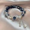 Stainless Steel Irregular Bangle for Women Gold and Silver Chunky Waterdrop Open Bracelet Special Design Jewelry Gifts