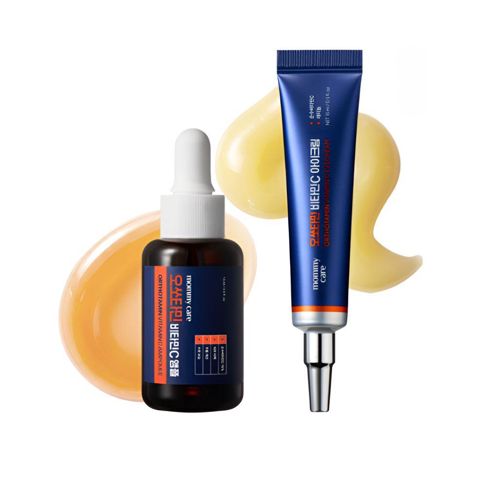 Mami Care Orthotamin Premium High Potency Vitamin C Ampoule and Eye Cream Brightening Set