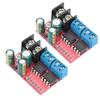 2 Stück 5A Motorantriebsmodul H-Brückenmodul CW CCW Rotation DC-Motorantrieb Zweikanal 3~14V Antriebsmodul Fernbedienung