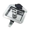 Compact Folding Lock Black Stainless Steel Lock User Convenience T-handle Lock  Truck