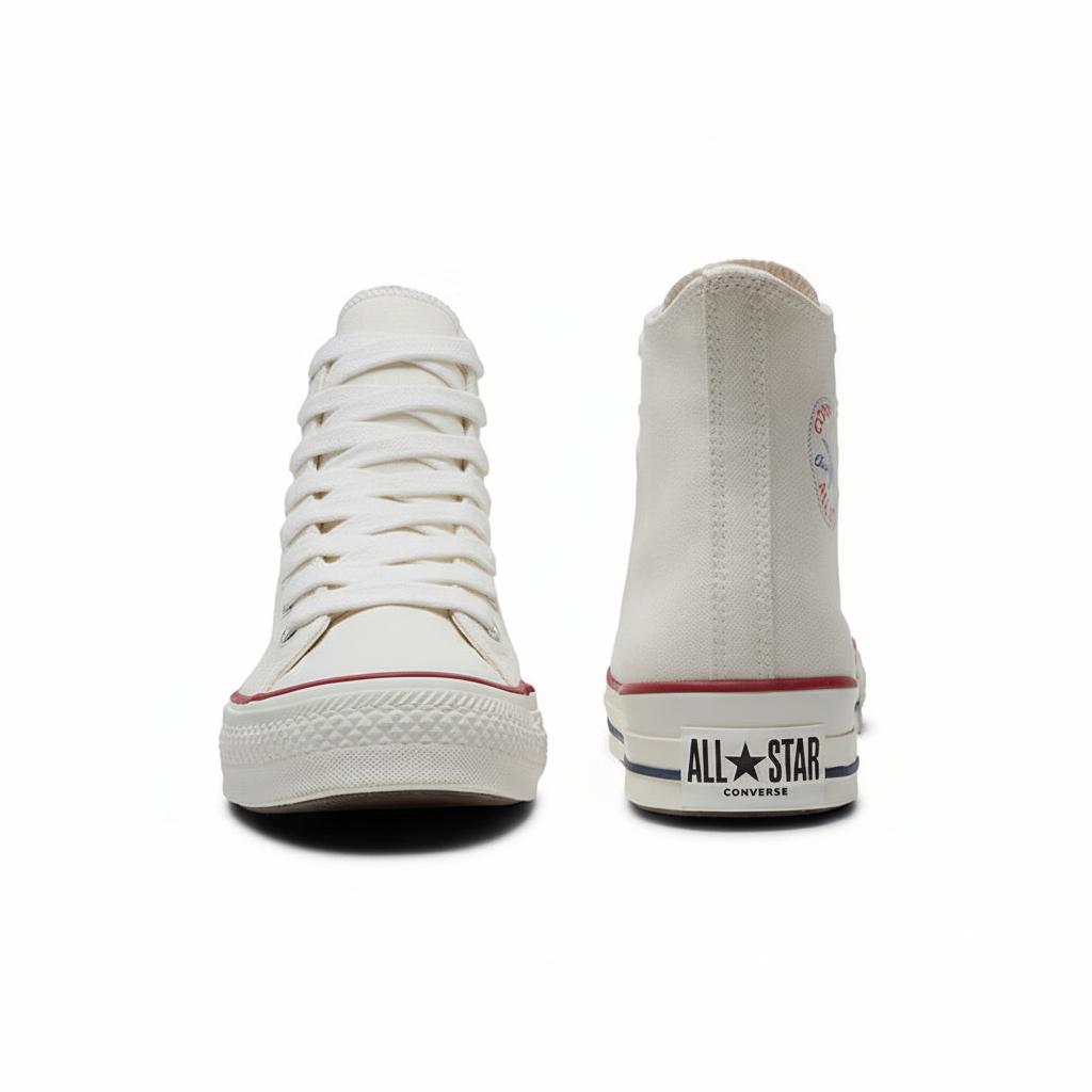 Converse Chuck Taylor All Star Vielseitig Bequem High-Top Canvas Schuhe Unisex Sneaker Off-White A18106C