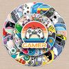 50PCS Waterproof Game Controller Stickers: Creative Graffiti for Suitcases, Scooters, Computers, Tablets, and Cartoon Decoration