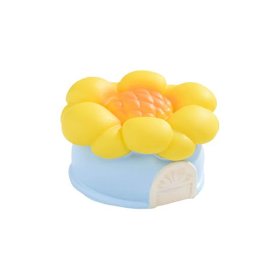 Mini Fairy Garden House Figurine Cute Sunflower/Tulip/Morning Glory/Lily of The Valley Tiny Resin House A