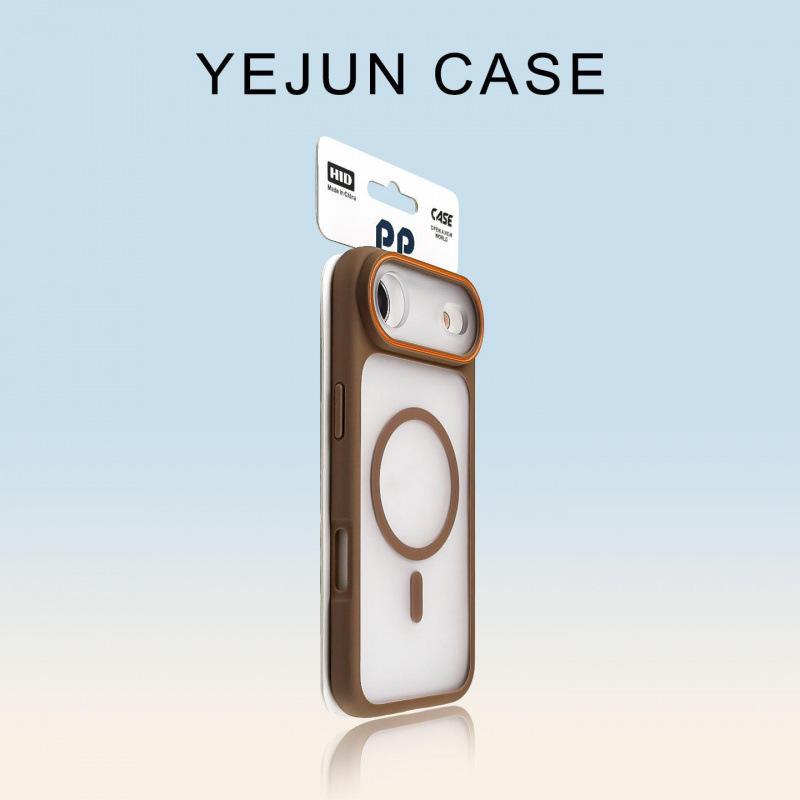 

iPhone 17 Pro Max Phantom Ice Mist Magnetic Semi-Transparent Drop-Proof Case for Apple 15/16 13
