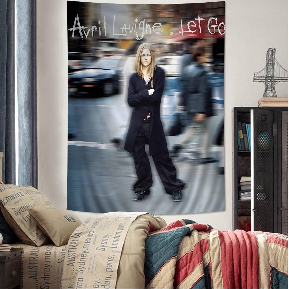 Avril Lavigne Arazzo Colorato da Appendere alla Parete Arazzi da Parete Bohemien Decorazione Artistica da Parete Mandala