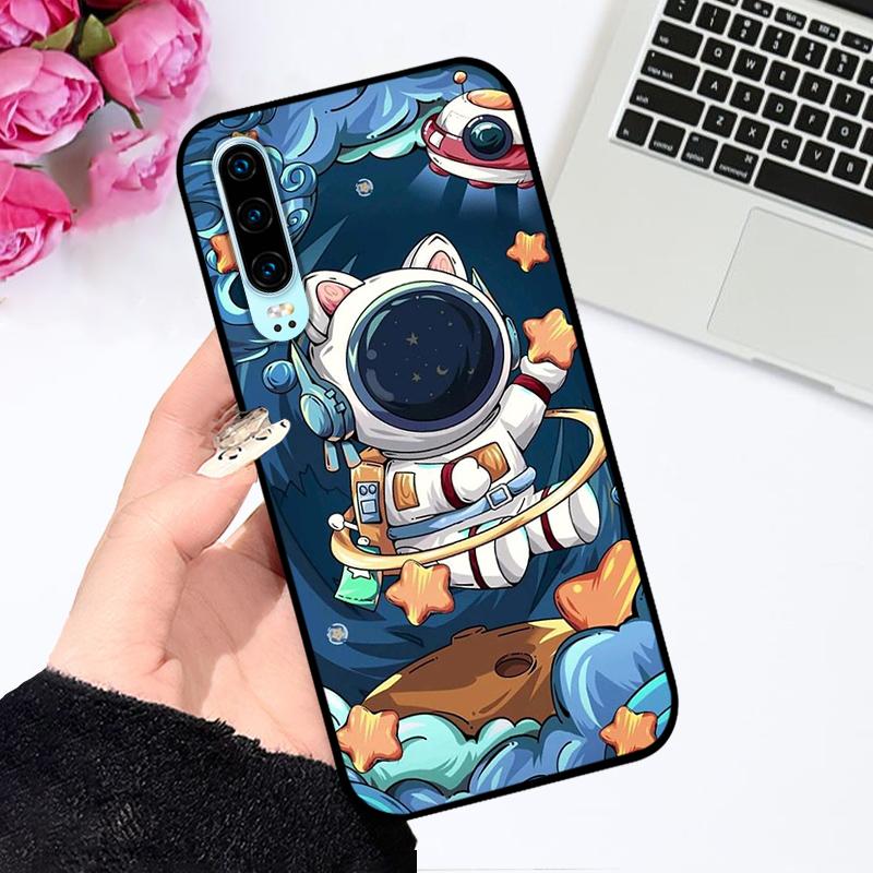 For Huawei P30 Pro Case P 30 Fashion Painted TPU Silicone Soft Phone Cover For Huawei P30 lite Coque Bumper Nova 4e Funda Capa