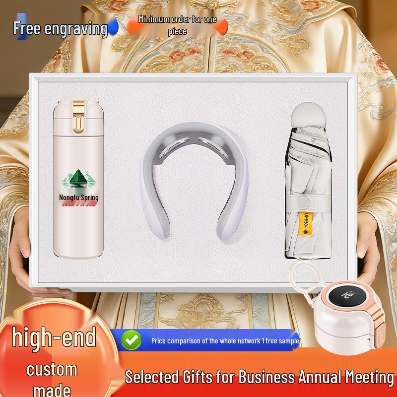 Custom Logo Insulated Mug Gift Set for Company Events and Customer Souvenirs