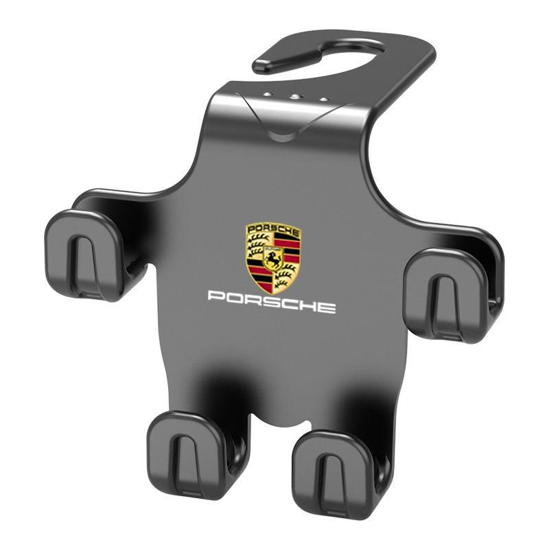 Car Seat Headrest Hook Hanger Storage Organizer For Handbag Purse Coat For Porsche Cayenne Panamera Macan Boxster 911 Carrera-GT OS3