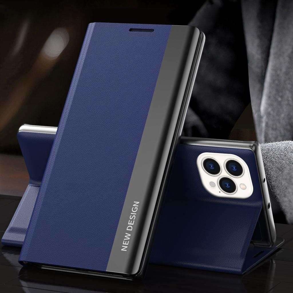 Magnetische Flip-Cover Lederhülle für Samsung S25U Handy, Note20 Galvanisierte Vollhülle, S23M53 Stoßfeste Hülle