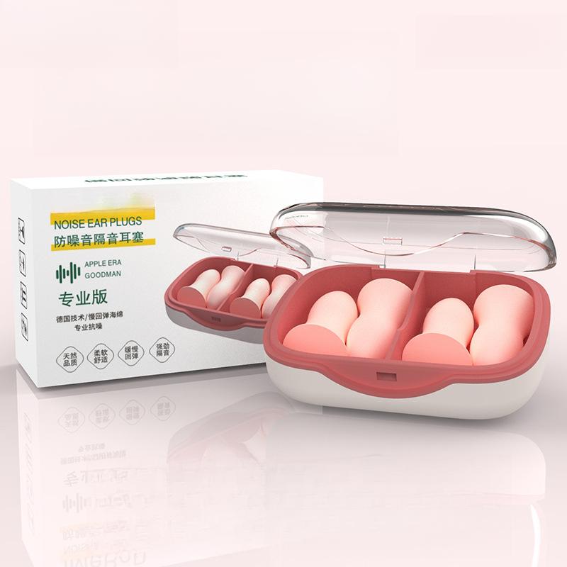 Støyreduserende skumørepropper for søvn, studier og snorkereduksjon – Supermyke ørepropper for voksne (4/10-delt sett)