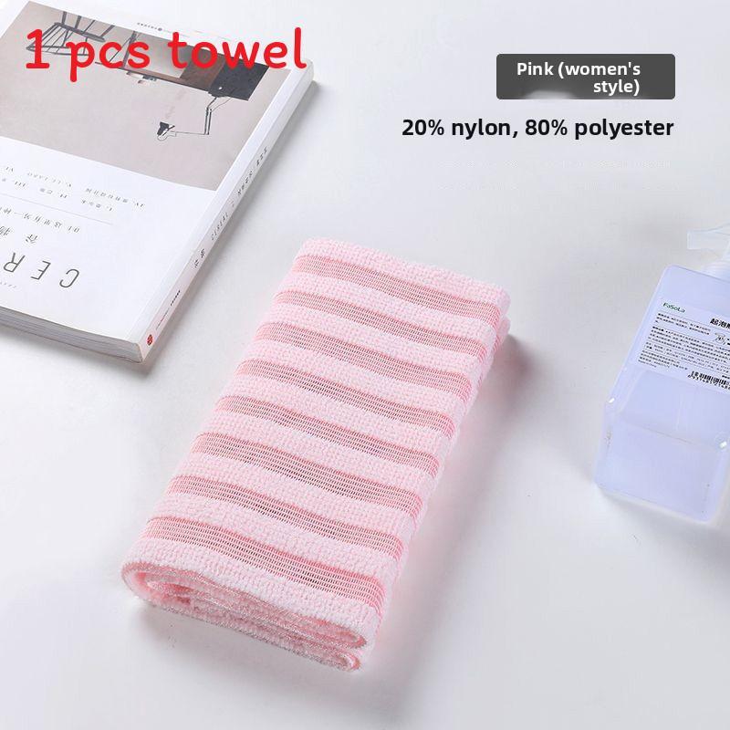 Bath Towel Washcloths For Adults Pva Long Back Scrubber With Mesh Design For Home Spa Use