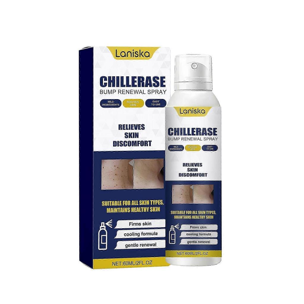 ChillErase Bump Renewal Spray, Natural Skin Spray-60ml, Skin Reoair Treatment With Panthenol & Camellia, Suitable for All Skin Types